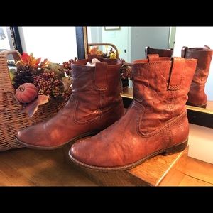 Frye leather booties